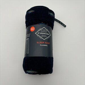 St. John's Bay Men's Flannel Christmas Holiday Pajama Sleep Pants Fish Print